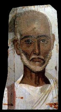An Old Man, Fayum, ca AD 250 (Cairo, Egyptian Museum, CG 33249)